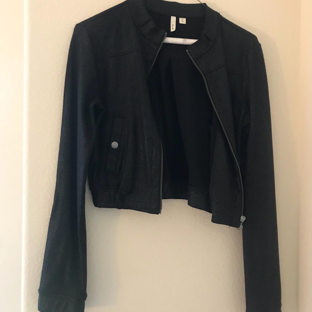 Black Cropped Jacket